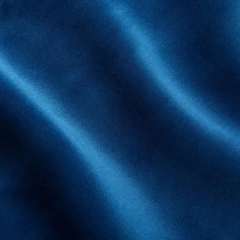 Blue Plush Velvet fabric swatch