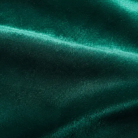 Emerald Plush Velvet fabric swatch