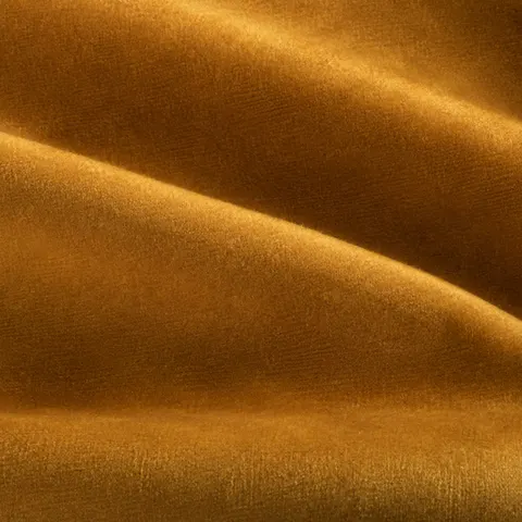 Mustard Plush Velvet fabric swatch