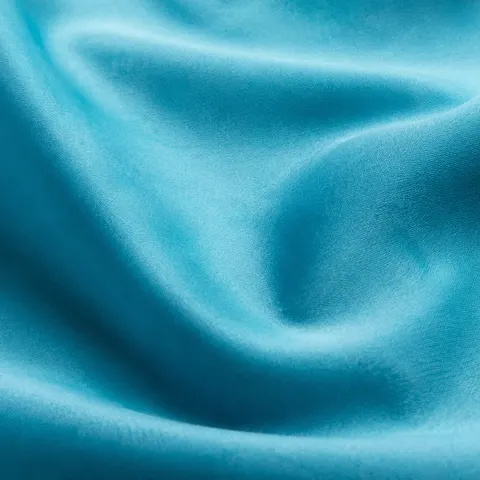 Turquoise Plush Velvet fabric swatch